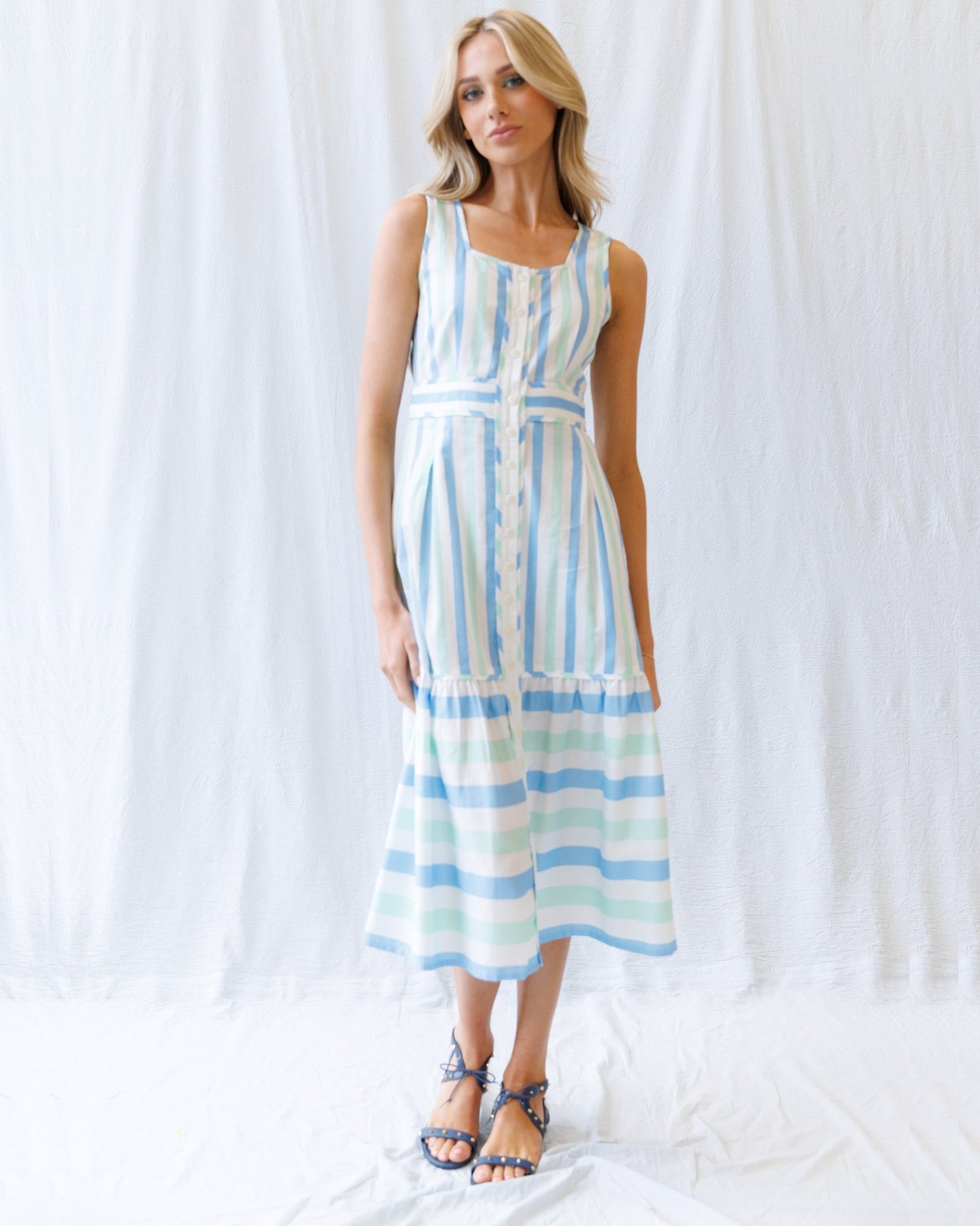 Santorini Stripe Dress