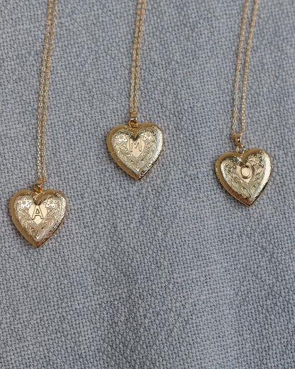 Monogram Heirloom Locket - Final Sale