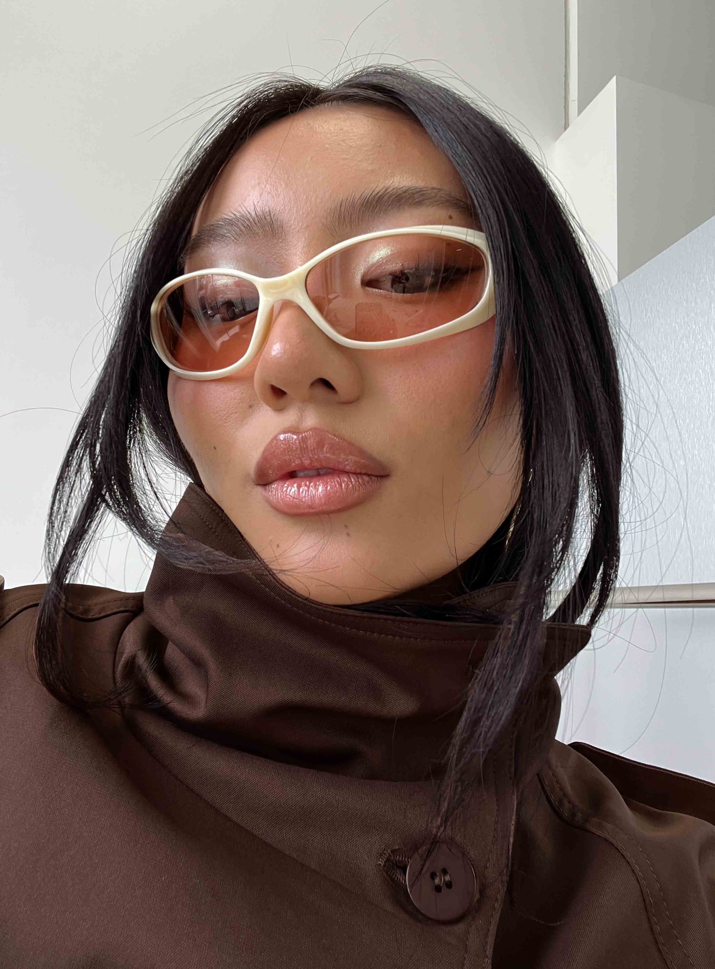 Eastside Girls Wrap Around Sunglasses Yellow