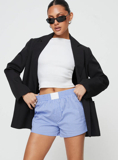 Cobain Shorts Blue Stripe