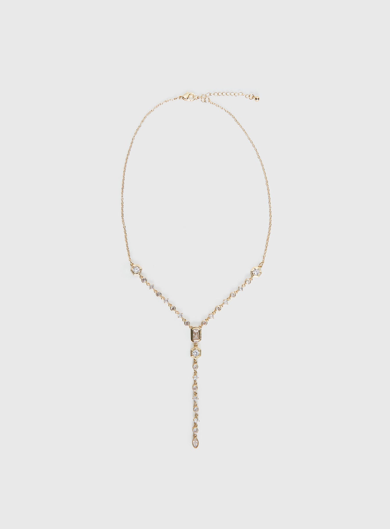 Arica Y Necklace Gold