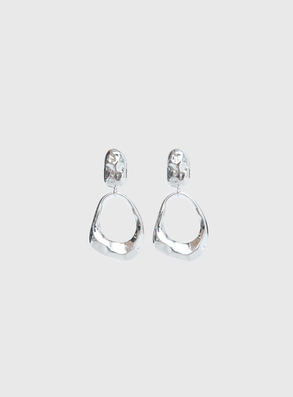 Whirl Earrings Silver