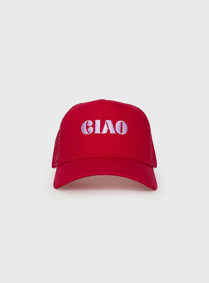 Ciao Trucker Hat Red/Pink