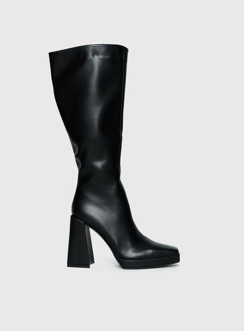Montgomery Boots Matte Black