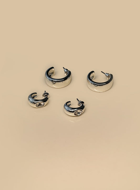 Zennie Earring Pack Silver