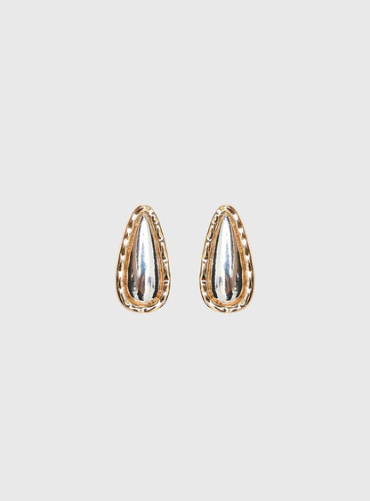 Natilee Teardrop Stud Earrings Multi