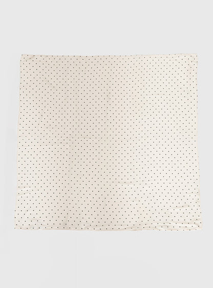 Wanna Be Mine Scarf Cream Polka Dot
