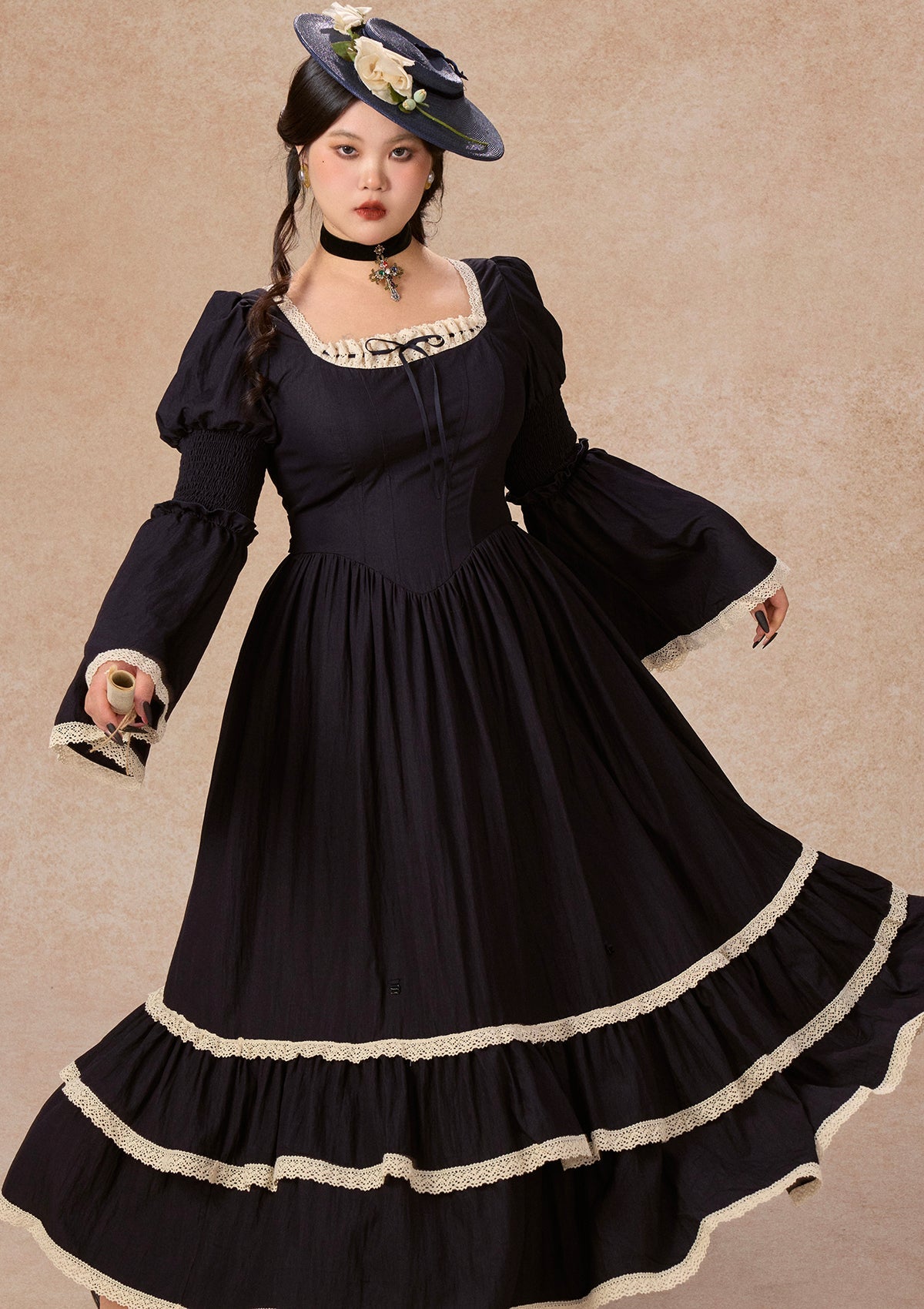 Curve&Plus Sapphire Blue Waltz Corset Dress