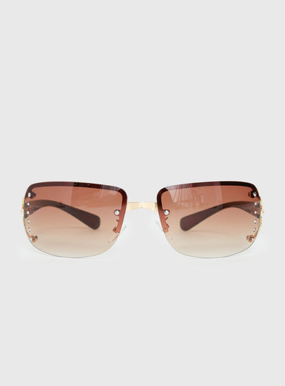 No Comparison Sunglasses Brown