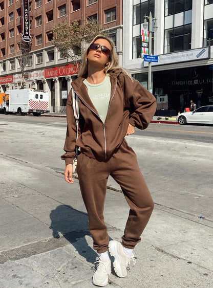 Renna Track Pants Brown