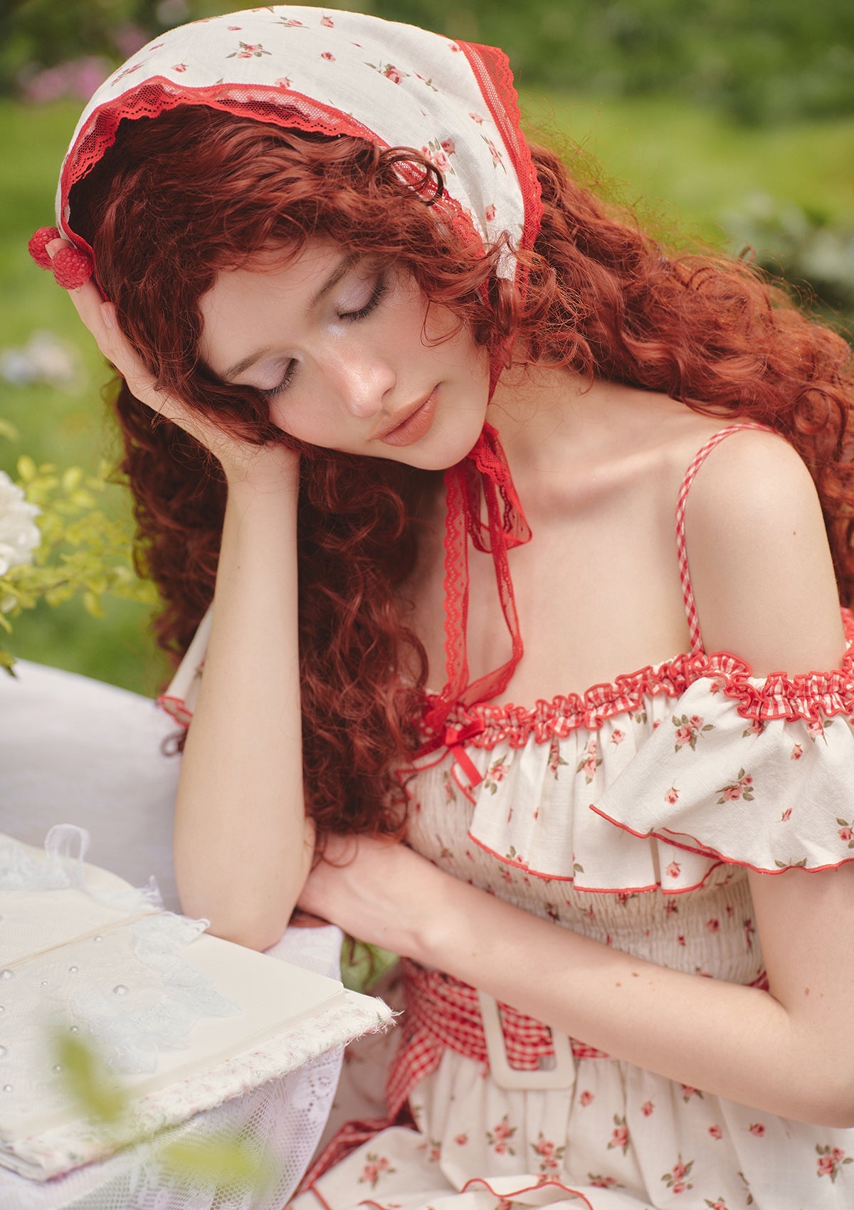 Red Hood Maiden Dress
