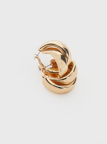 Zaveri Earrings Gold