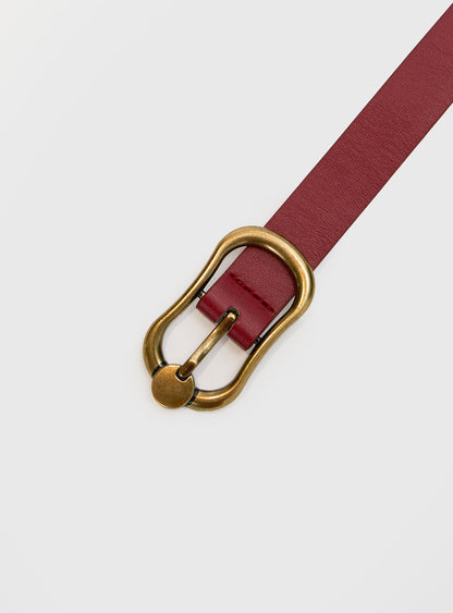 Ashtin Belt Red