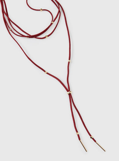 Hayze Necklace Red