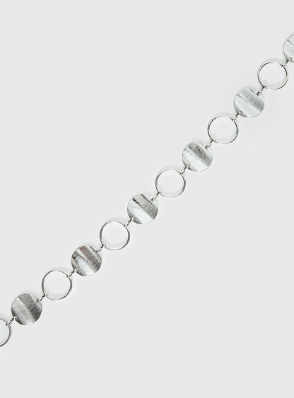 Dawna Circle Belt Silver