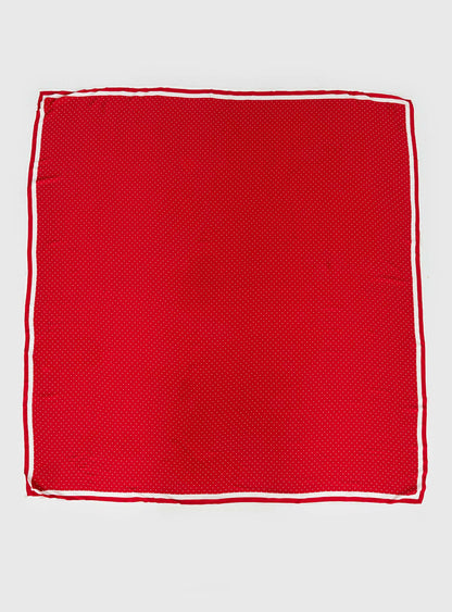 Swoon Sarong Red Polka