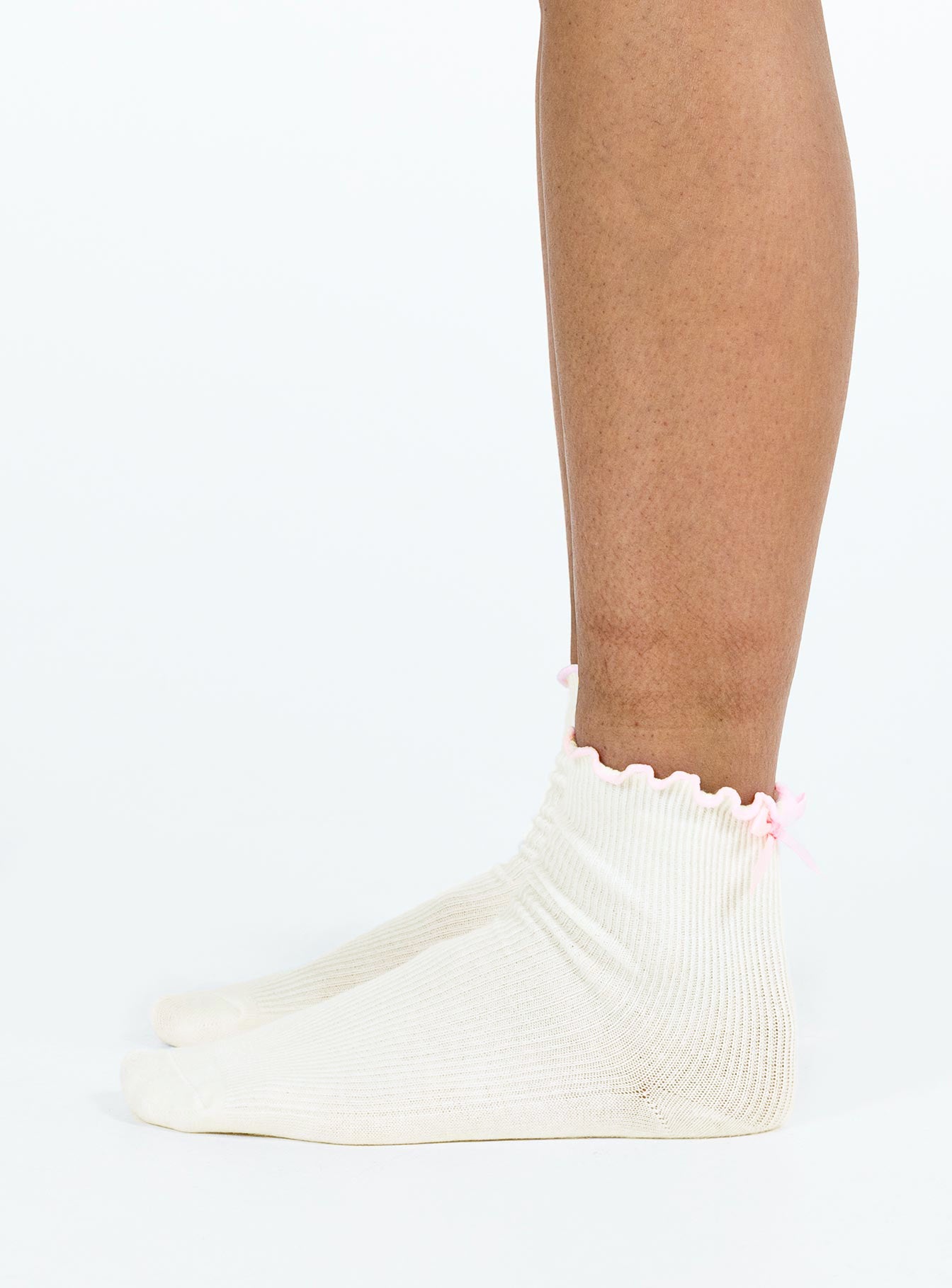 Lanter Socks Cream / Pink