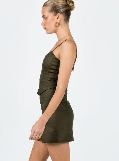 Karina Set Khaki