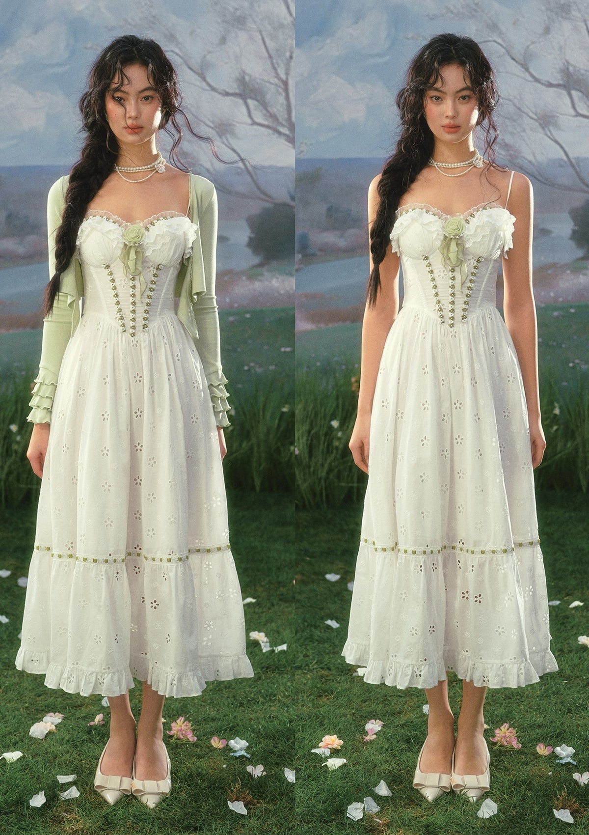 （US Exclusive）Mint in Season Corset Dress