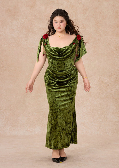 Curve & Plus Greenwood Rose Metamorphosis Dress