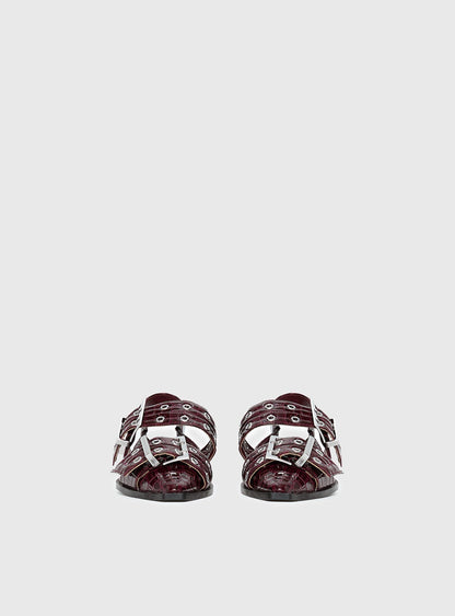 Therapy Matilda Flats Cherry Croc