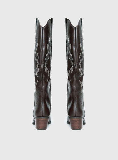 Billini Urson Boots Chocolate / White