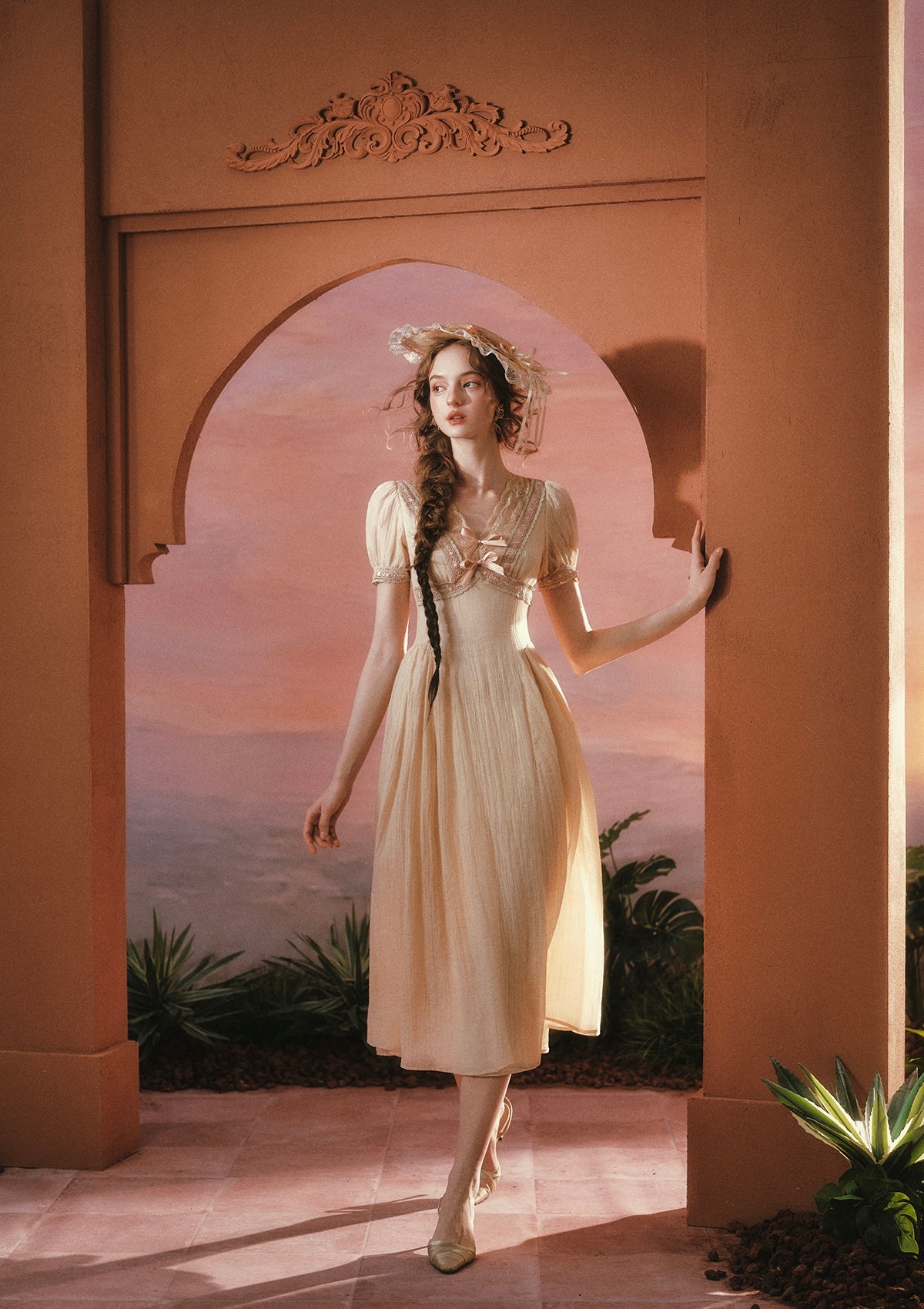 Sunset Rose Dress