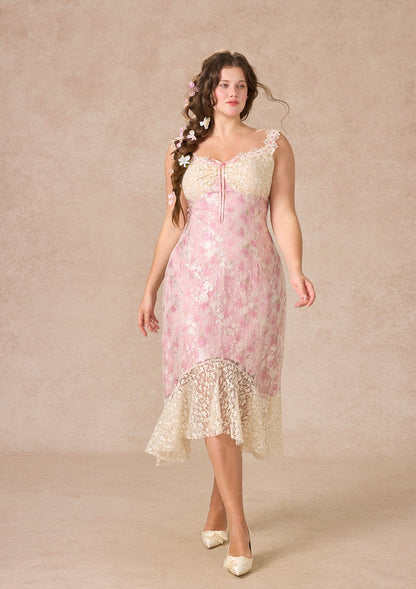 Curve&Plus Floral Vine Fairy Shoes Dress