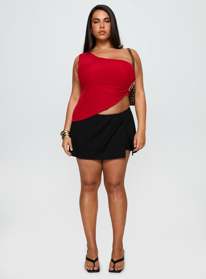 For The Thrill Skort Black Curve