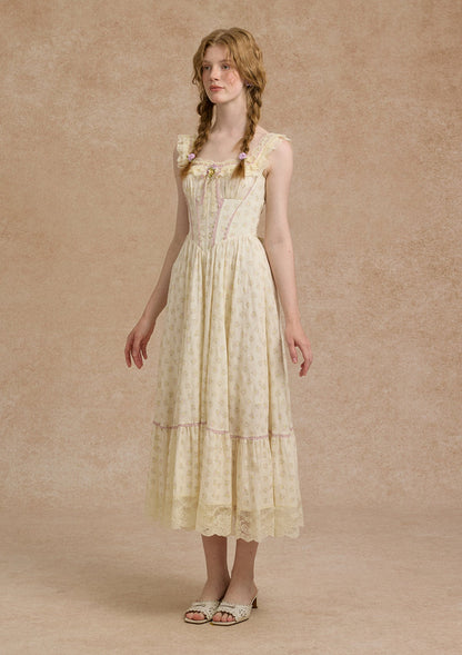 Cream Clove Corset Dress