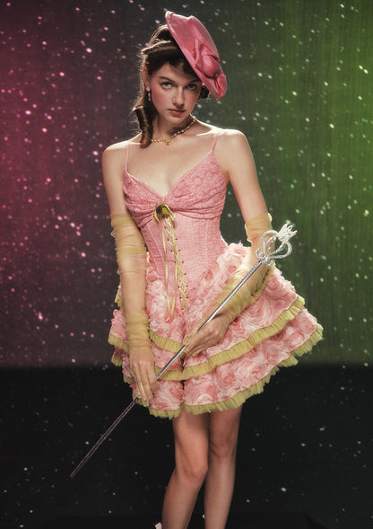 Grape Grinda Corset Dress (Short)