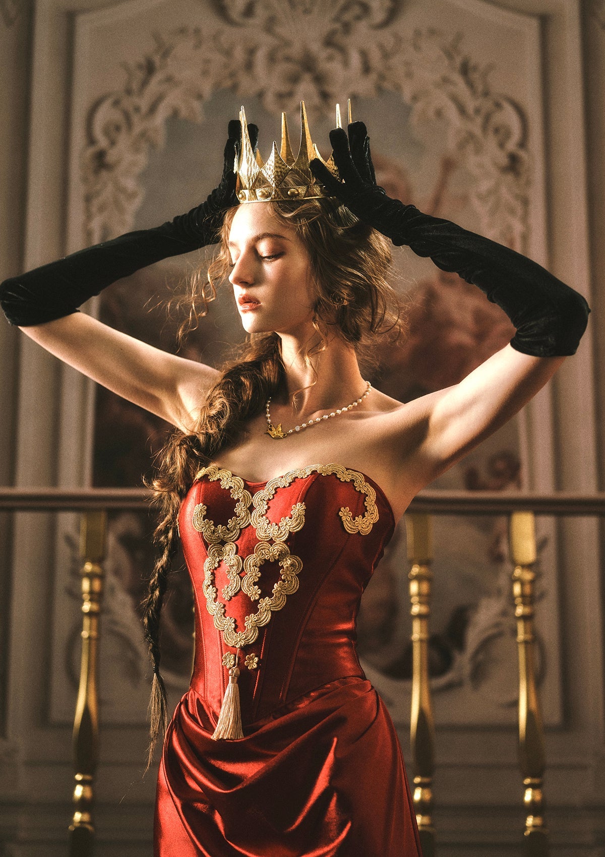 Queen Heart Corset Dress