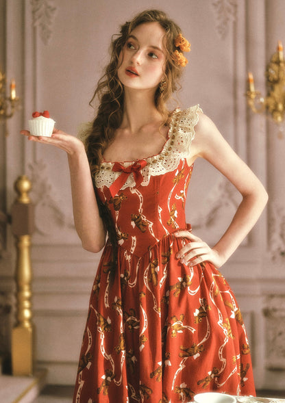 Teddy Tomato Sauce Dress