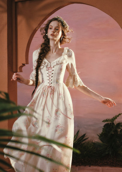 （US Exclusive）Palm Garden Dress