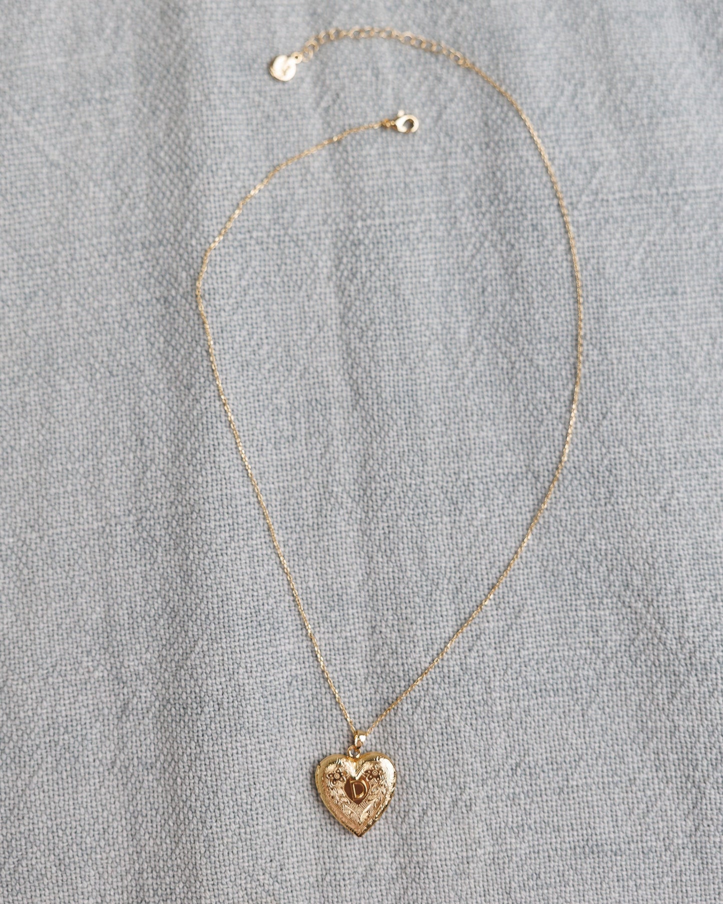Monogram Heirloom Locket - Final Sale