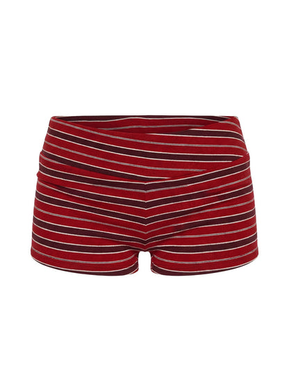 Veyona Micro Shorts Red Stripe