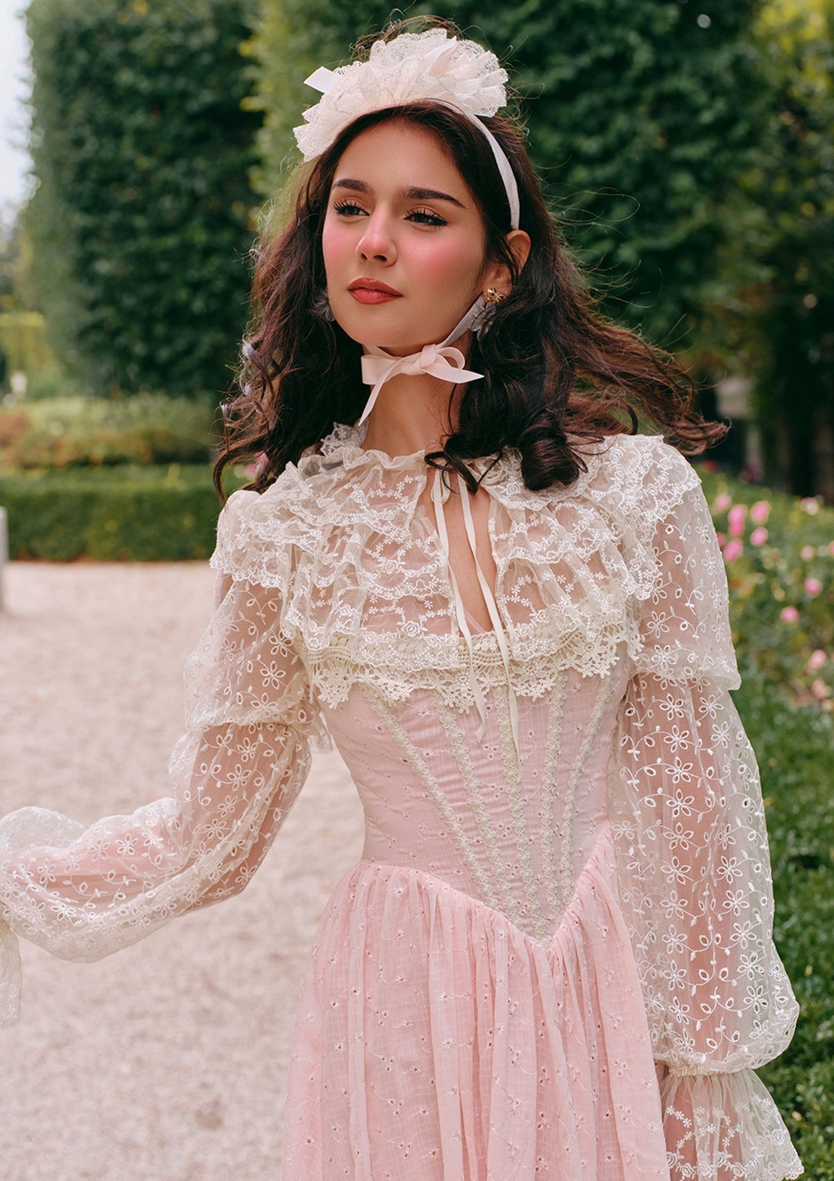 （US Exclusive）Pink Knight Corset Dress