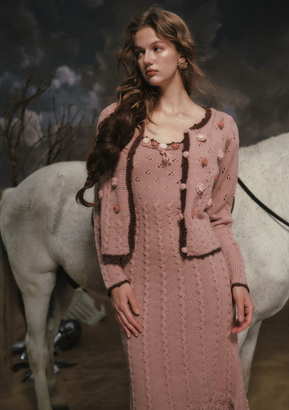Floral Juliette Knitted Dress