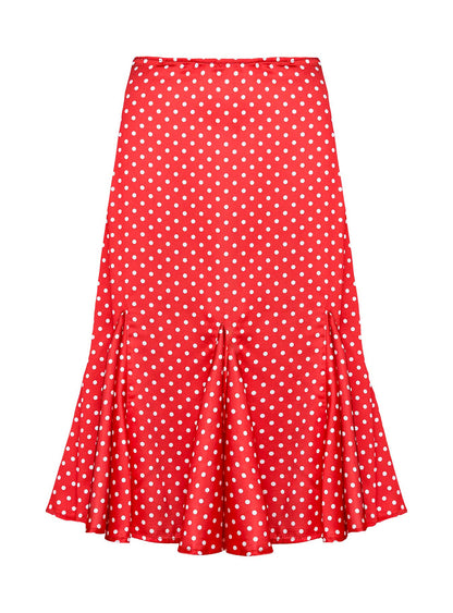 Musemeci Midi Skirt Red