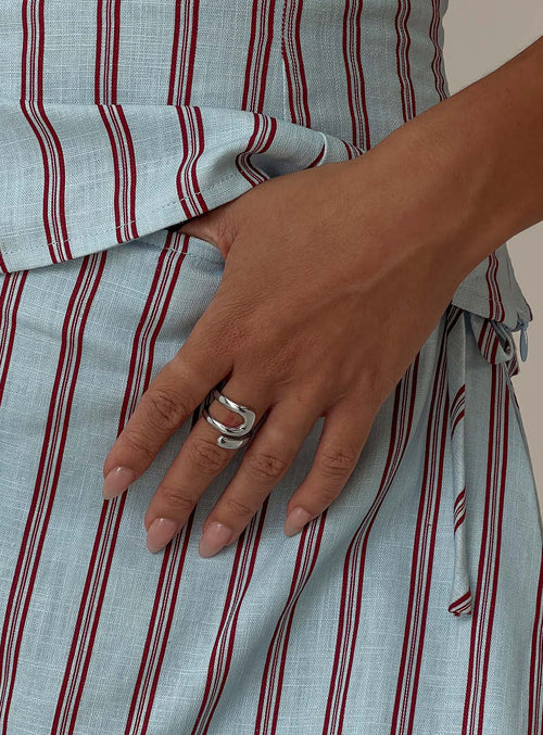 Obviously Ring Silver
