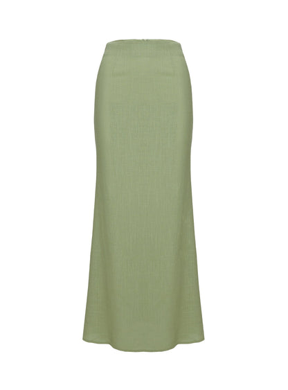 Sophia Maxi Skirt Green