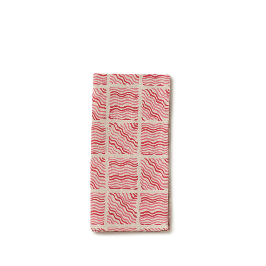Neem Napkin in Ruby Red