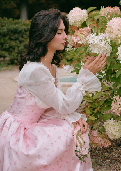 （US Exclusive）Rose Movement Corset Dress